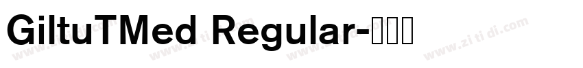 GiltuTMed Regular字体转换 GiltuTMed Regular字体转换